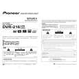 Cover page of PIONEER DVR-216CHE/BXV/C5 Owner's Manual