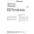 Cover page of PIONEER CS-T2100-K Service Manual