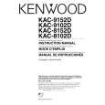 Cover page of KENWOOD KAC-9102D Owner's Manual