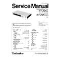 Cover page of TECHNICS STZ25L/K Service Manual