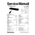 Cover page of TECHNICS STZ980 Service Manual