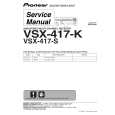 Cover page of PIONEER VSX-417-K/MYXJ5 Service Manual