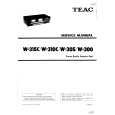 Cover page of TEAC W315C Service Manual