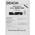 Cover page of DENON RCD-100 Service Manual