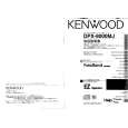 Cover page of KENWOOD DPX-8000MJ Owner's Manual