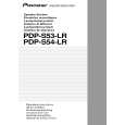 Cover page of PIONEER PDP-S53-LR Service Manual