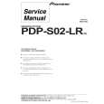 Cover page of PIONEER PDP-S02-LR/WL Service Manual