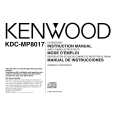 Cover page of KENWOOD KDC-MP8017 Owner's Manual