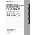 Cover page of PIONEER PRA-BD11 Owner's Manual