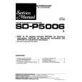 Cover page of PIONEER SD-P5006 Service Manual