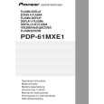 Cover page of PIONEER PDP-61MXE1 Owner's Manual