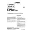 Cover page of PIONEER SP170 XJI/UC Service Manual