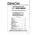 Cover page of DENON DCR900 Service Manual