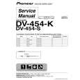 Cover page of PIONEER DV-454-K Service Manual