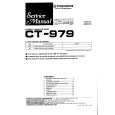 Cover page of PIONEER CT-979 Service Manual