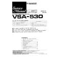 Cover page of PIONEER VSA-530 Service Manual