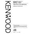 Cover page of KENWOOD DPC151 Owner's Manual