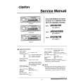 Cover page of CLARION RAX4671R Service Manual