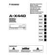 Cover page of PIONEER A-X440 Owner's Manual
