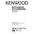 Cover page of KENWOOD KVT-532DVDM Owner's Manual