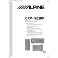 Cover page of ALPINE CRM-1652RF Owner's Manual