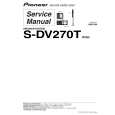 Cover page of PIONEER S-DV270T/XCN5 Service Manual