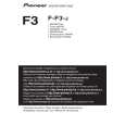Cover page of PIONEER F-F3-J/WYSXCN5 Owner's Manual