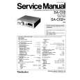 Cover page of TECHNICS SA-C02 Service Manual