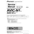 Cover page of PIONEER AVIC-X1/EW Service Manual