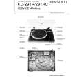 Cover page of KENWOOD KD-291R Service Manual