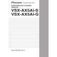 Cover page of PIONEER VSX-AX5Ai-S Owner's Manual