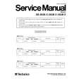 Cover page of TECHNICS SB-202B-X Service Manual