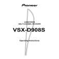 Cover page of PIONEER VSX-D908S Owner's Manual