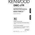 Cover page of KENWOOD DMCJ7R Owner's Manual