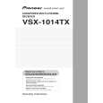 Cover page of PIONEER VSX-1014TX-K/KUXJC Owner's Manual