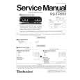 Cover page of TECHNICS RS-TR252 Service Manual