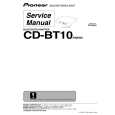 Cover page of PIONEER CD-BT10/XN/EW5 Service Manual