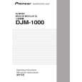 Cover page of PIONEER DJM-1000/RLTXJ Owner's Manual