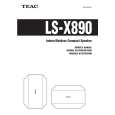 Cover page of TEAC LSX890 Owner's Manual