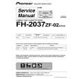 Cover page of PIONEER FH-2037ZF-02 Service Manual