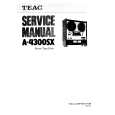 Cover page of TEAC A-4300SX Service Manual