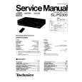 Cover page of TECHNICS SLPG300 Service Manual