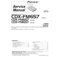 Cover page of PIONEER CDX-FM657 Service Manual