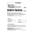 Cover page of PIONEER KEH2510 Service Manual