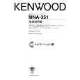 Cover page of KENWOOD MNA-351 Owner's Manual