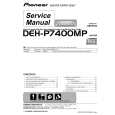 Cover page of PIONEER DEH-P7400MP/XN/EW Service Manual