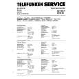 Cover page of TELEFUNKEN RC765T Service Manual