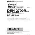 Cover page of PIONEER DEH-2700RB/X1P/EW Service Manual