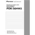 Cover page of PIONEER PDK-50HW2/UCYVLDP Owner's Manual