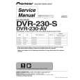 Cover page of PIONEER DVR-230-AV/WVXV Service Manual